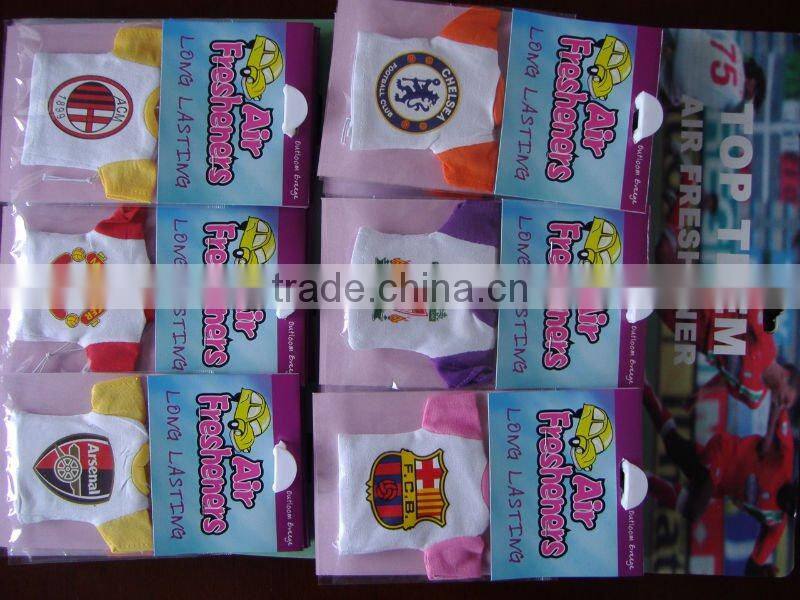 mini cotton T-shirt air freshener ACM world famous sport fan love