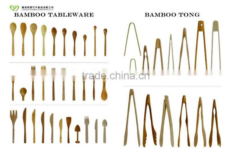 custom small bamboo tea tongs