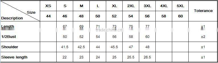 Raidy boer Men's knitwear short t shirt with round neck 100%cotton 80/2