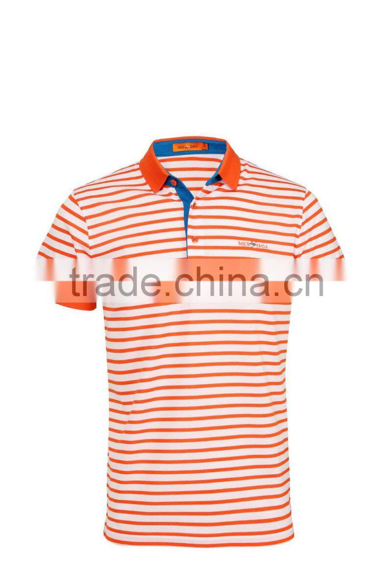 Cotton polo shirt embroidery