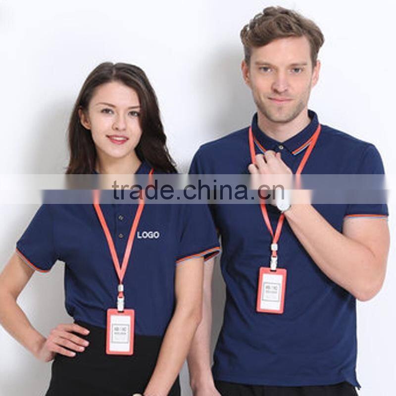 custom color logo clsssic polo t shirt cheap staff work uniform