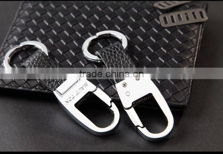 genuine cow leather key chain for men