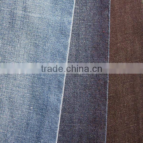 denim fabric exporter chinese manufacturer hot sale cotton polyester twill woven slub denim