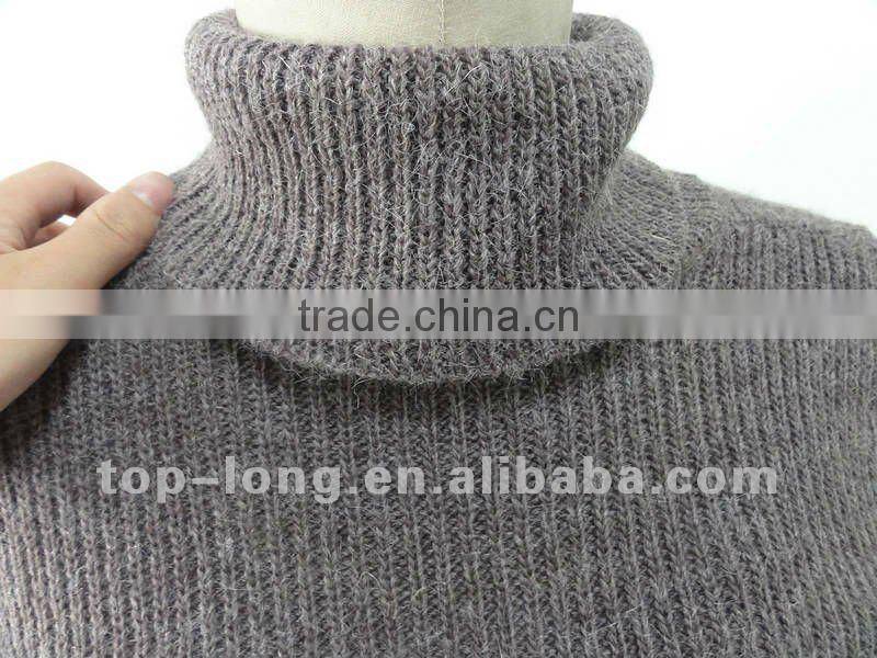 Women High neck winter sweater dress knitwear