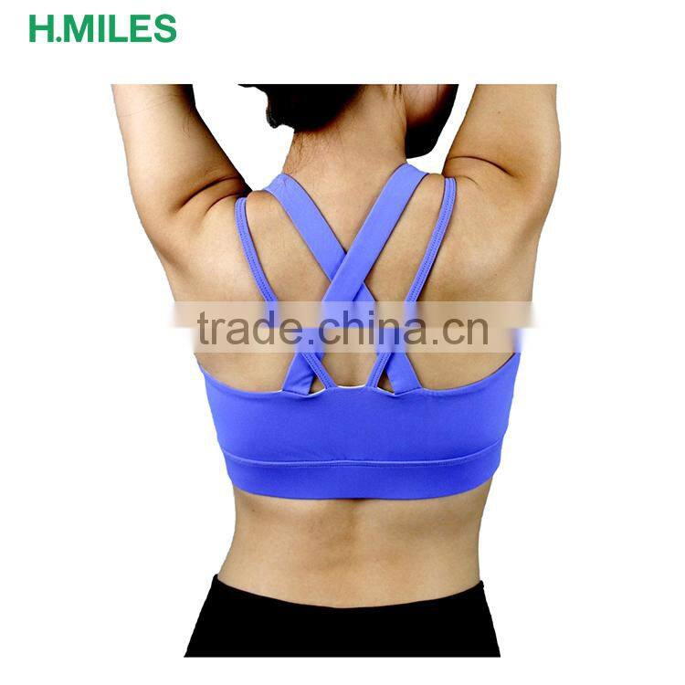 Bandage Sports Bra Women Fitness Running Bra Tops Exercise Yoga Vest