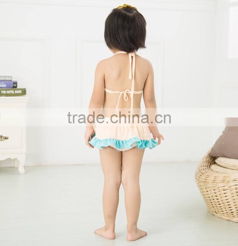 2017 Baby summer boutique clothing set baby bikini children's swimwear kids swimming wear baby beach clothing