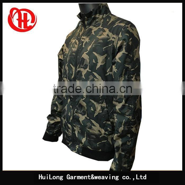 light weight slim camouflage camo men jacket