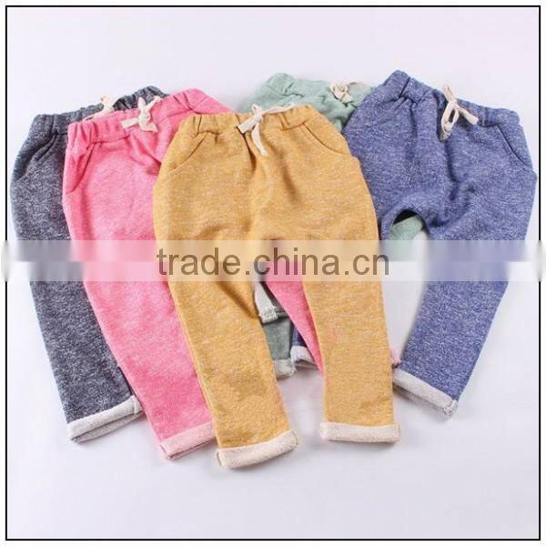 2016 custom cheap long kids sweat pants kids
