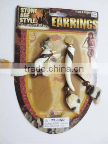stone age style , choker, head band , bracelet, earrings