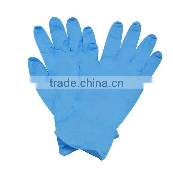 Popular Blue Nitrile Disposable Glove With Competitive Price