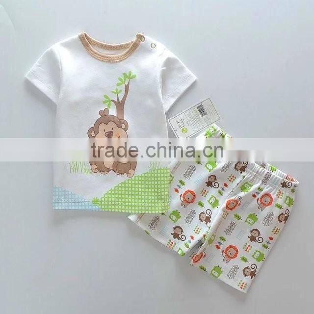 High quality Sweet Kids clothing suit manufacturers Wholesale children's boutique softly baby cloting tops+pant