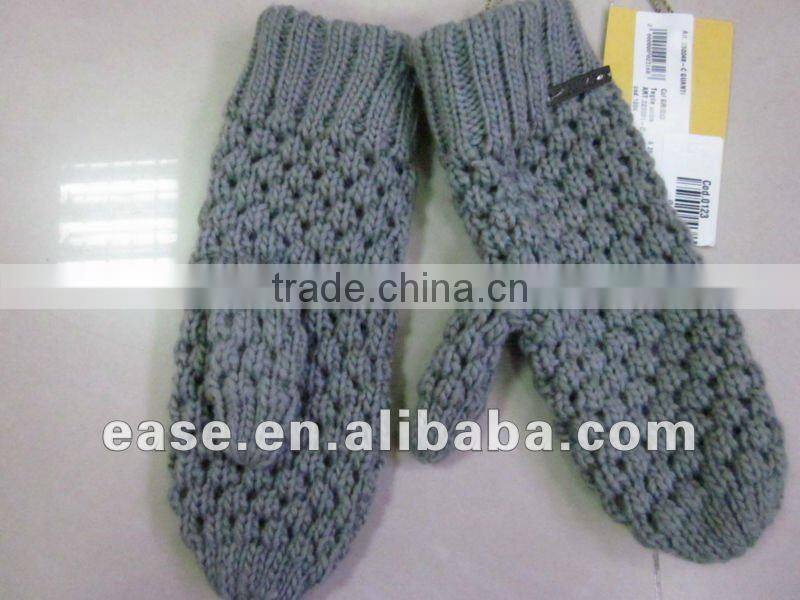 lady wool fashion gloves