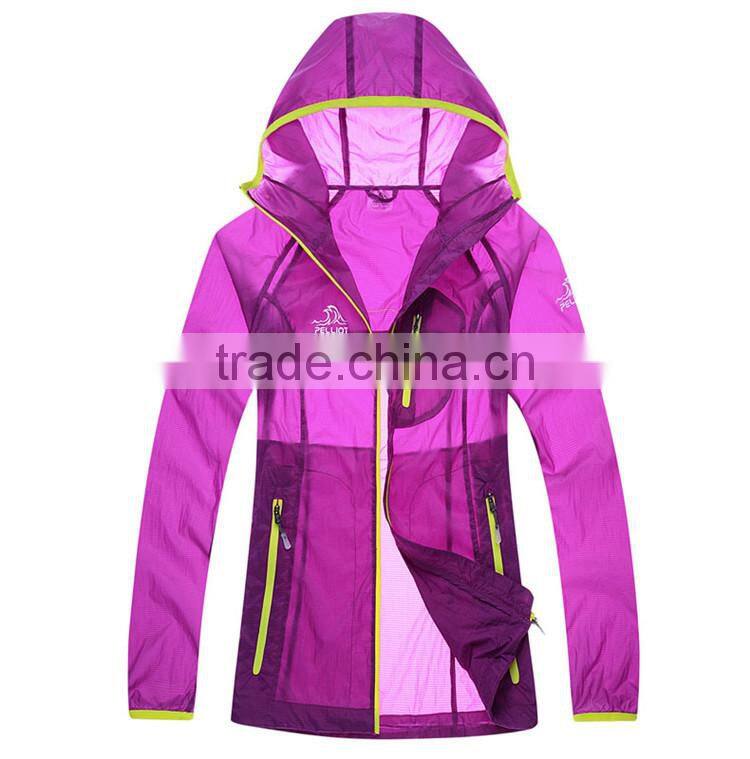 100% Nylon High quality waterproof summer jacket