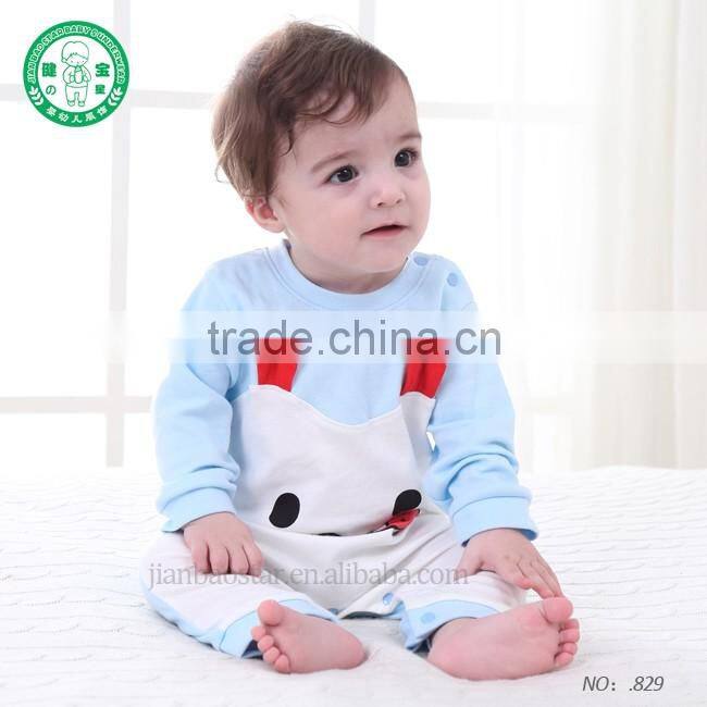 2017 Unisex Newborn Cotton Clothes Long Sleeve Baby Boys Romper
