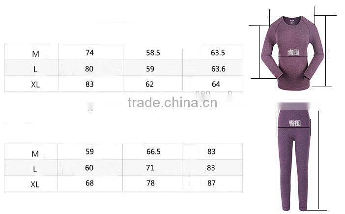 Factroy Provide Compression Shirt Thermal Seamless Women Sport Wear