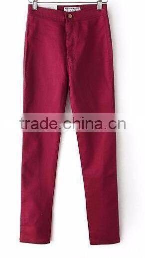 Runwaylover EY0616P Hot Sale 2017 Women High Waist Denim Pencil Pants