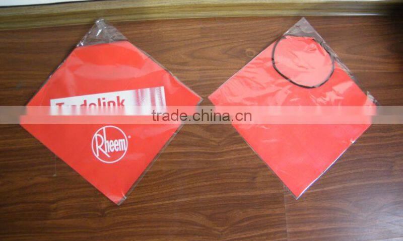 custom printed orange flag