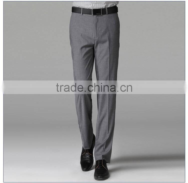 2016 Custom Factory Price Formal Grey Man Pants