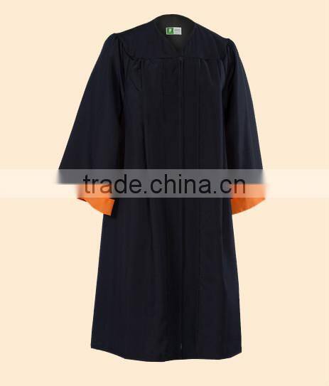 Top quality and various styles High school graduation gowns with hood and cap