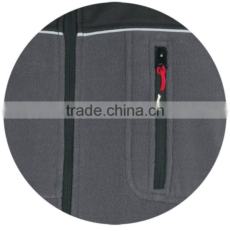 Winter warm comfort outdoor jacket polar fleece pullover jacket for men