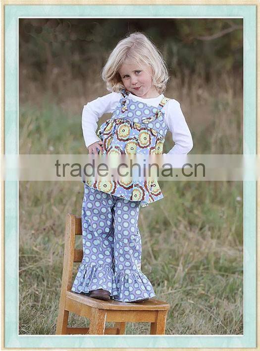 Red Polka Dot Apple Pant Set Appliqued White Long Shirt Children's Clothes Boutique outfit For Spring/ Fall Outfit Kids Clothes