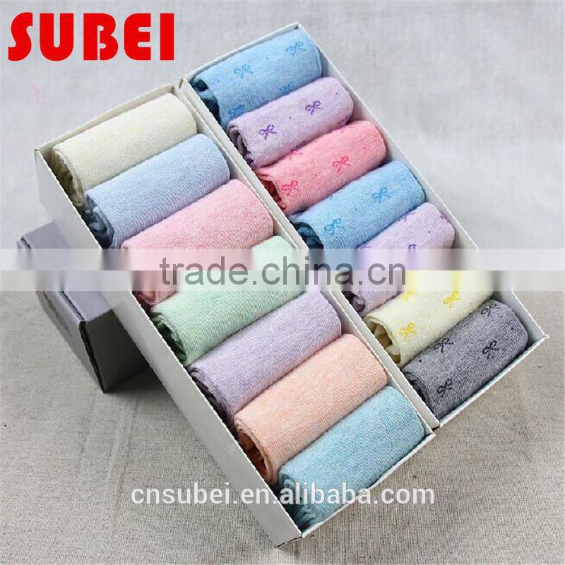 colorful cotton week socks