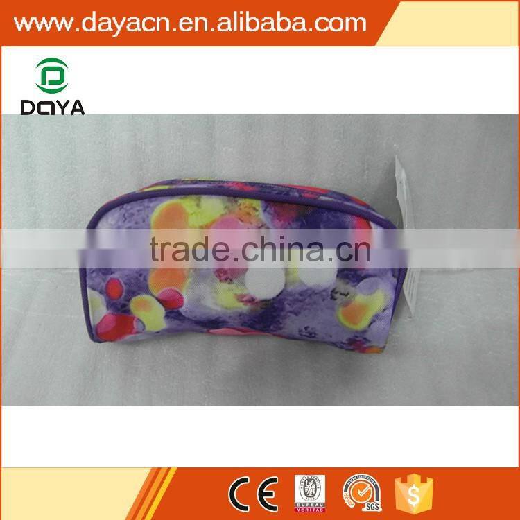 2017 hot sales custom printed polyester pencil pouch