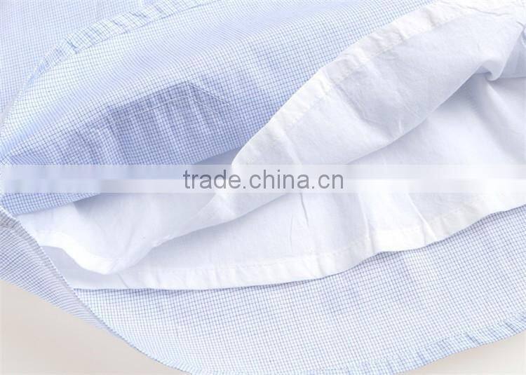 Frock design swing vest dresses pictures summer denim blue cotton baby dress girls