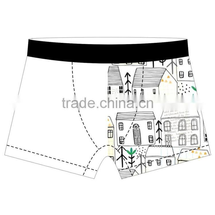 New Design Custom Breathable Printing Men Underwear Sexy Gay Male Boxer