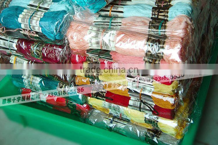 100% Egyptian long fibre Cotton 12 pieces Cross Stitch Thread