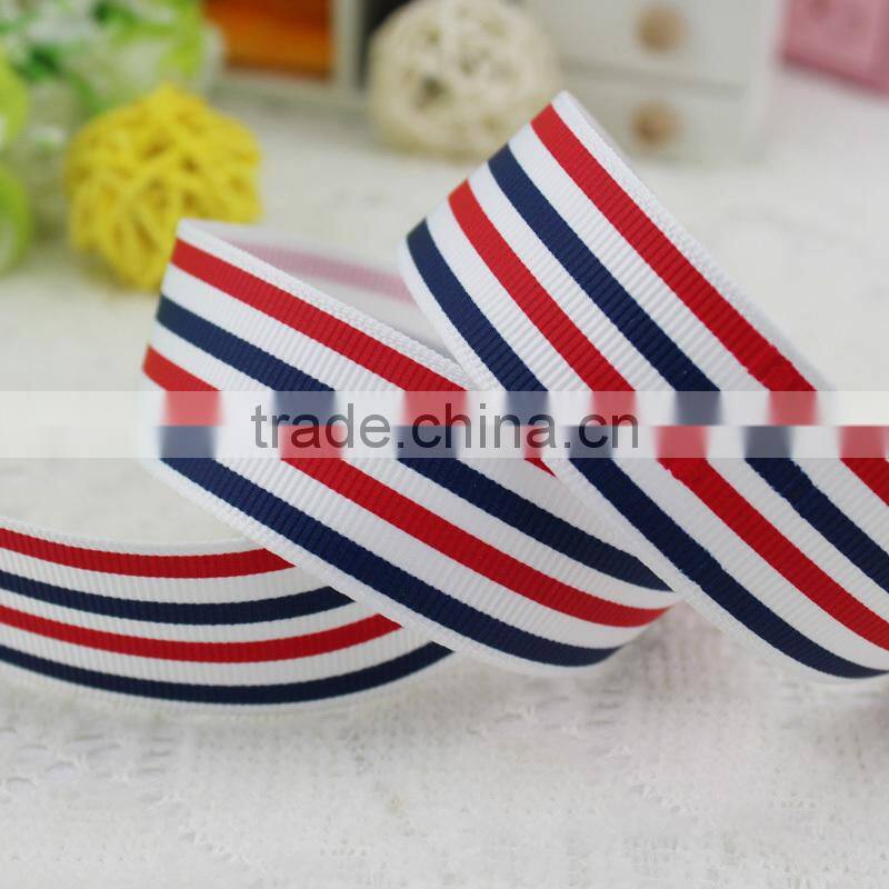 red white stripe ribbon
