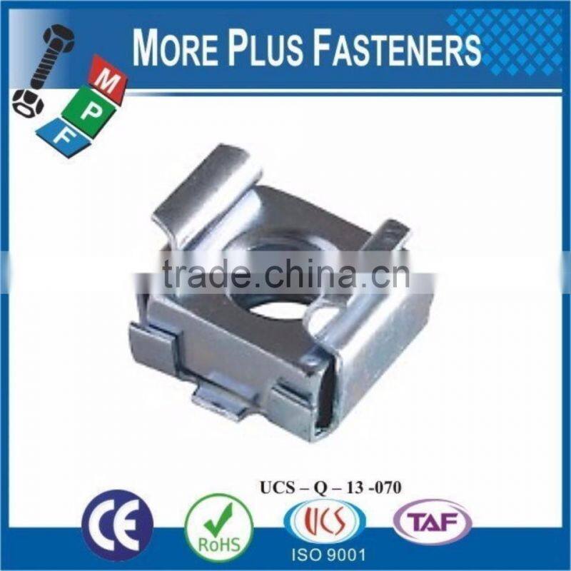 Made in Taiwan Captive Stainless Steel Zinc Electroplated Steel Cage Nut
