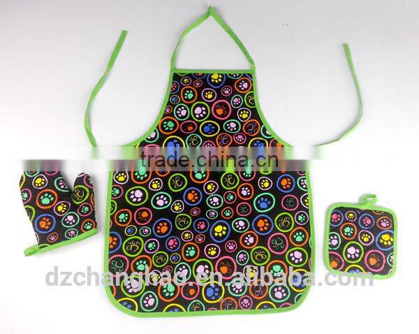 chef kitchen apron home apron oven glove
