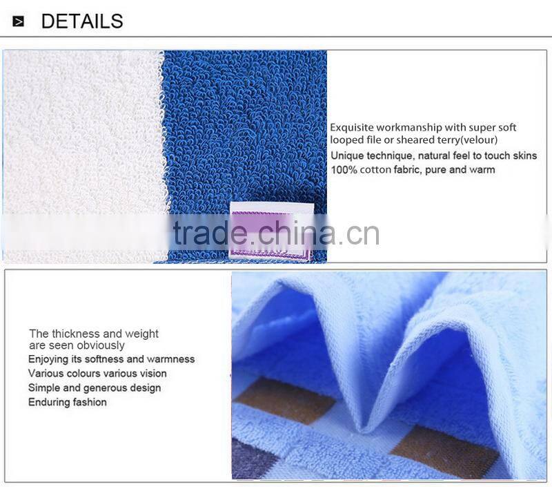 100% cotton Unbleached solid terry towel hotel