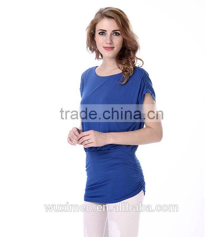 hot sale custom collar office blouse lady