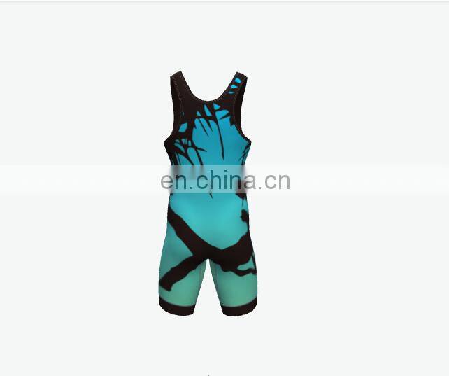 Sublimation Quick Dry New Wresting Singlet