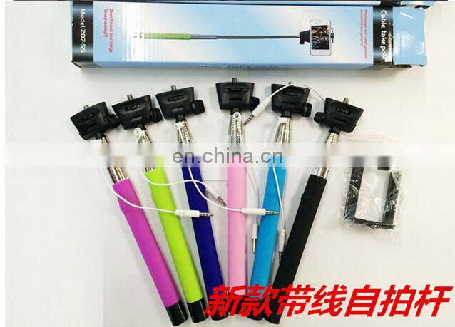good quality Bluetooth selfie stick build in shutter universal for mobile phones