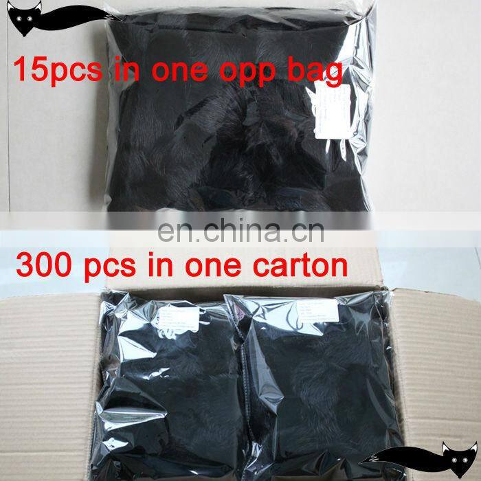 Fashion luxurious black 15cm fox fur ball