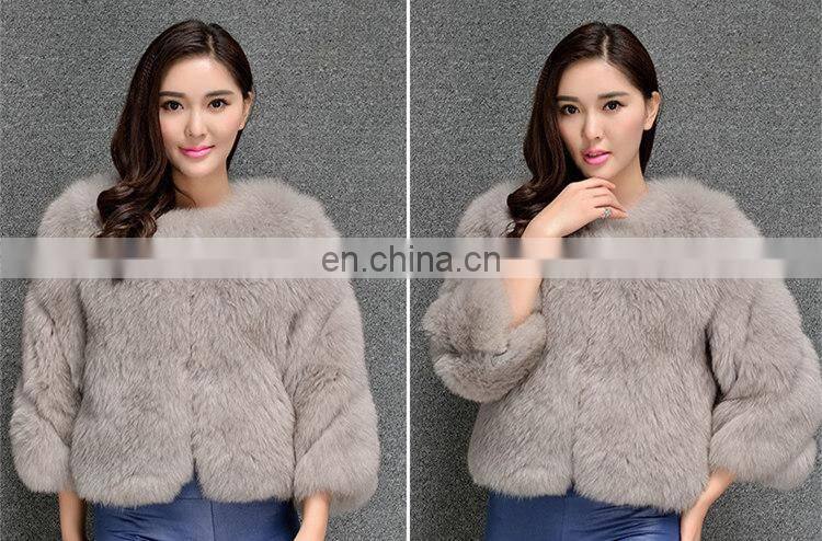 2016 New Factory Price High-Quality Cheap Fox Fur Coat Real Fur Winter Coat