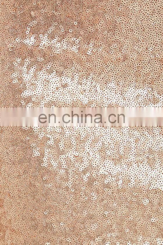 Custom Women Lovely Stylish High Waist Shining Gold Sequin Mini Skirt