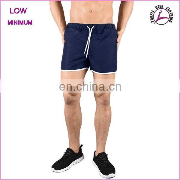 high quality quick dry polyester custom make mens sports shorts