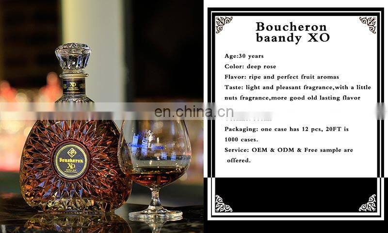 Top quality sales brandy xo extra brandy supplier with ISO FDA QS