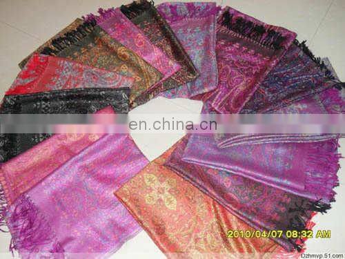 cashew jacquard pashmina shawl & scarf 70*180cm add 2*10cm fringe good quality