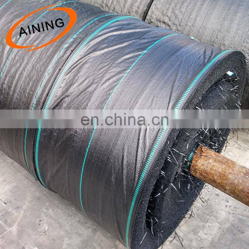 Water permeable PP woven fabric weed block pro weed mat 100gsm