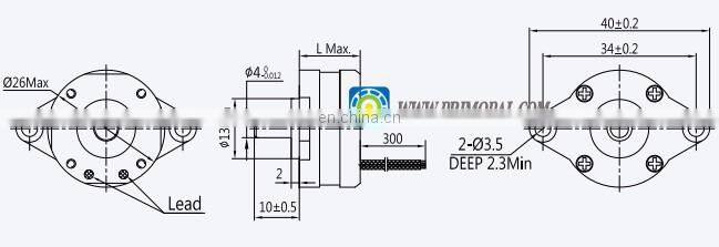 high quality speed quiet silent accuracy unipolar accuracy can stack delta 1.8 degree 24v nema 10 stepper motor supplier
