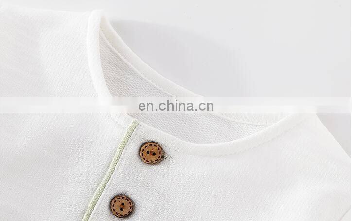 New girls fashion Europe and the United States shoulder suit  T-shirt Pants girls clothes sets