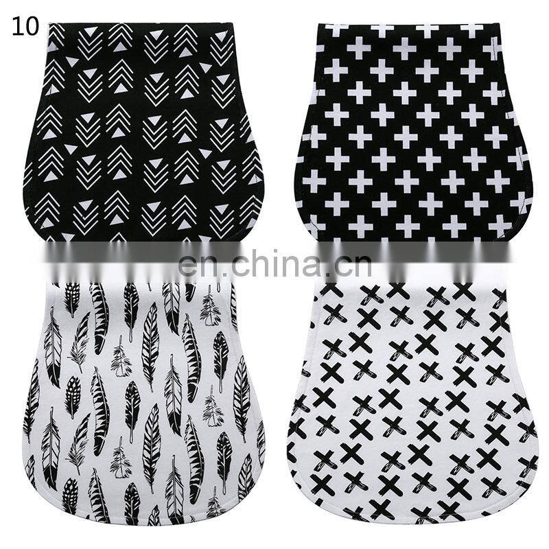 Organic Cotton Bamboo Flannel Muslin Bib Baby Burp Cloth for babies