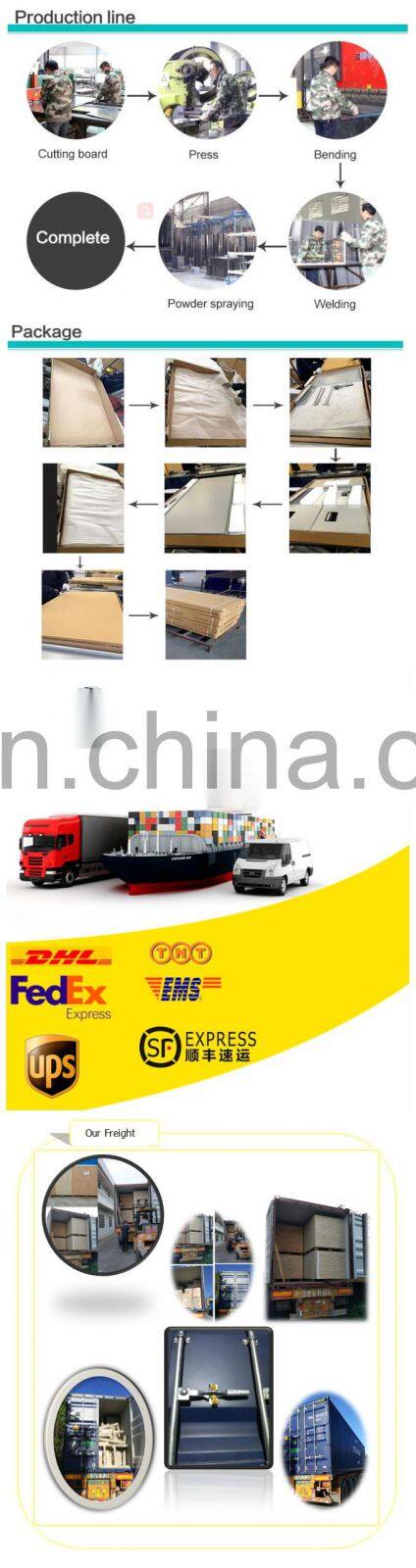 Chemical laboratory steel cabinet with glass door storage cabinet used for Hospital