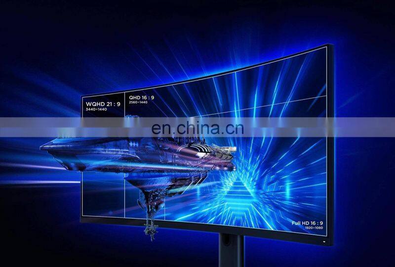 Original Monitor Xiaomi 34 Inch Curved Gaming Monitor 2K 144Hz Computer Curved Screen LED Monitor