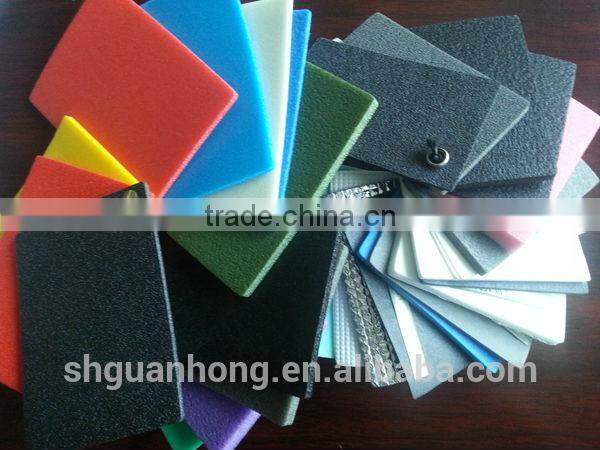 colorful polyethylene foam closed cell cross linked polyethylene foam